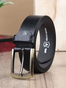 Provogue Men Textured Leather Formal Belt