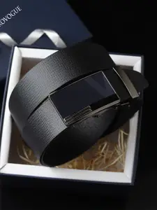 Provogue Men Textured Leather Belt