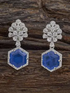 Kushal's Fashion Jewellery Embellished Bridal Gold-Plated Dome Shaped Jhumkas