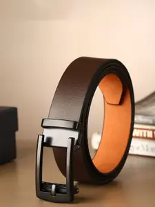 Provogue Men Textured Leather Belt