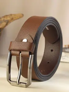 Provogue Men Textured Leather Belt