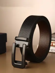 Provogue Men Textured Leather Belt