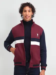 U.S. Polo Assn. Denim Co. Men Colourblocked Sweatshirt