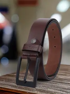 Provogue Men Textured Leather Formal Belt