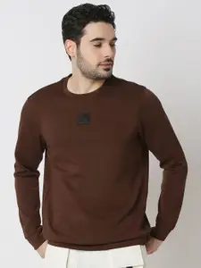 SPYKAR Men Round Neck Cotton Sweatshirt
