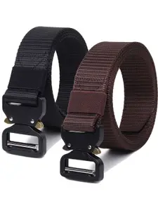 Provogue Men Pack Of 2 Textured Belt