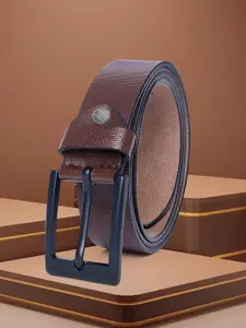 Provogue Men Textured Leather Formal Belt