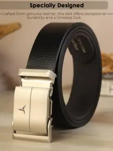 Provogue Men Textured Leather Belt