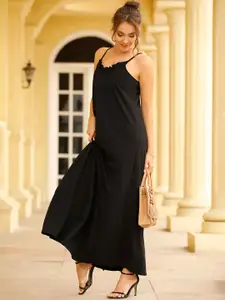 DressBerry Ruffled Sheath Maxi Dress