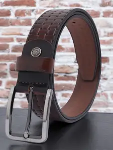 Metronaut Men Textured Leather Belt