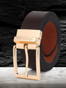 Provogue Men Textured Leather Formal Belt