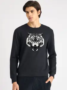 Antony Morato Men Cotton  Printed Sweatshirt