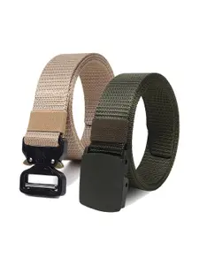 Provogue Men Pack Of 2 Textured Belt