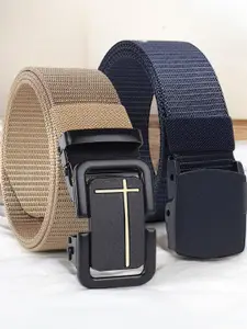 Metronaut Men Textured 2 Formal Belt