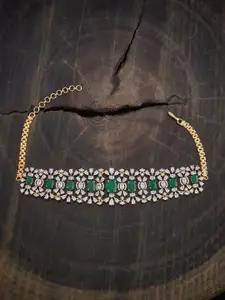 Kushal's Fashion Jewellery Copper Gold-Plated Necklace