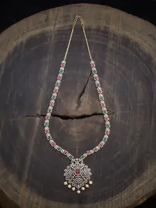 Kushal's Fashion Jewellery Copper Gold-Plated Necklace