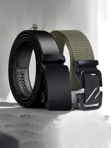 Metronaut Men Textured 2 Formal Belt