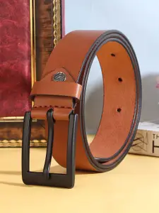 Provogue Men Textured Leather Formal Belt