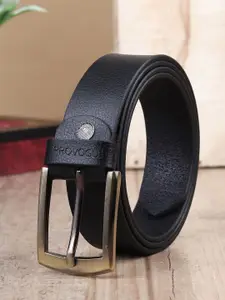 Provogue Men Textured Leather Formal Belt