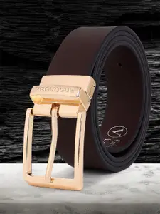 Provogue Men Textured Leather Formal Belt
