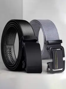 Provogue Men Pack of 2 Textured Belts