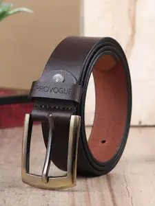 Provogue Men Textured Leather Formal Belt