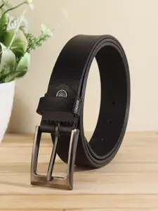 Provogue Men Textured Leather Formal Belt