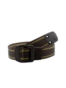 Metronaut Men Textured Slider Buckle Belt