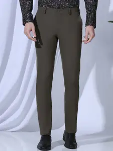 Blackberrys Men Slim Fit Low-Rise Trousers