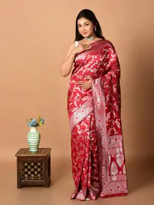 Laa Calcutta Woven Design Zari Banarasi Saree