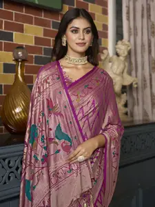Rekha Maniyar Woven Design Zari Brasso Saree