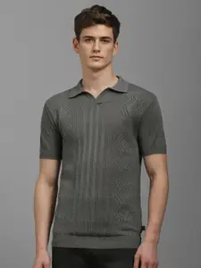 Louis Philippe Jeans Men Polo Collar T-shirt