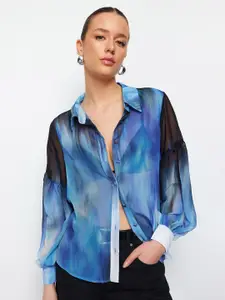 Trendyol Women Faded Opaque Faded Casual Shirt