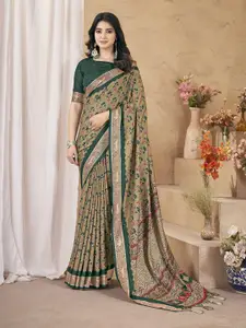 Rekha Maniyar Floral Pure Silk Saree