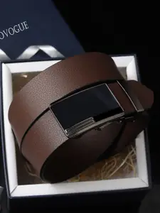 Provogue Men Textured Leather Belt