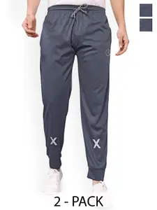Moda Rapido Men Pack Of 2 Regular Fit Mid Rise Joggers