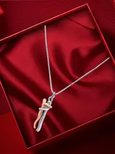 Nipura 925 Sterling Silver Rhodium-Plated I Found You Classic Statement Necklace