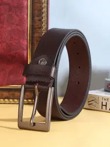 Provogue Men Textured Leather Formal Belt