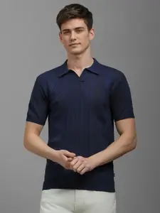 Louis Philippe Jeans Men Polo Collar T-shirt