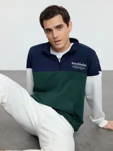 Trendyol Men Colourblocked Sweatshirt