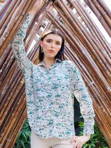 DressBerry Women Floral Opaque Printed Casual Shirt