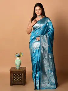 Laa Calcutta Woven Design Zari Banarasi Saree