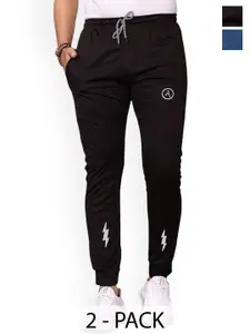 Moda Rapido Men Pack Of 2 Mid Rise Joggers