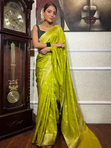KALINI Ethnic Motifs Zari Woven Design Banarasi Saree