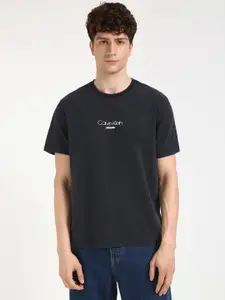 Calvin Klein Jeans Men Typography Applique T-shirt