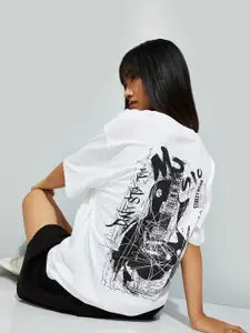 MAX URB_N Women Back Graphic T-shirt