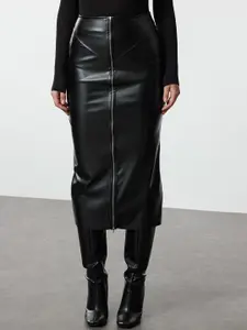 Trendyol Women Straight Midi Skirt