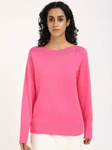 Tommy Hilfiger Women Boat Neck Cotton Pullover