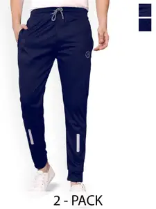 Moda Rapido Men Pack Of 2 Regular Fit Mid Rise Joggers