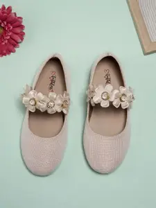 toothless Girls Textured Ballerinas Flats